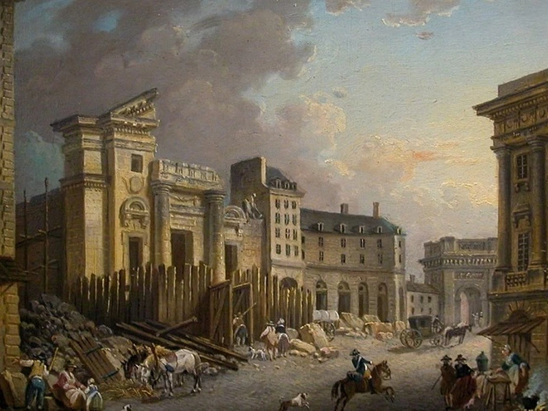 1723-Pierre-Antoine Demachy - Demolizione della Chiesa di San Bartolomeo